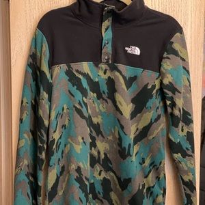 Boys camo snap up
